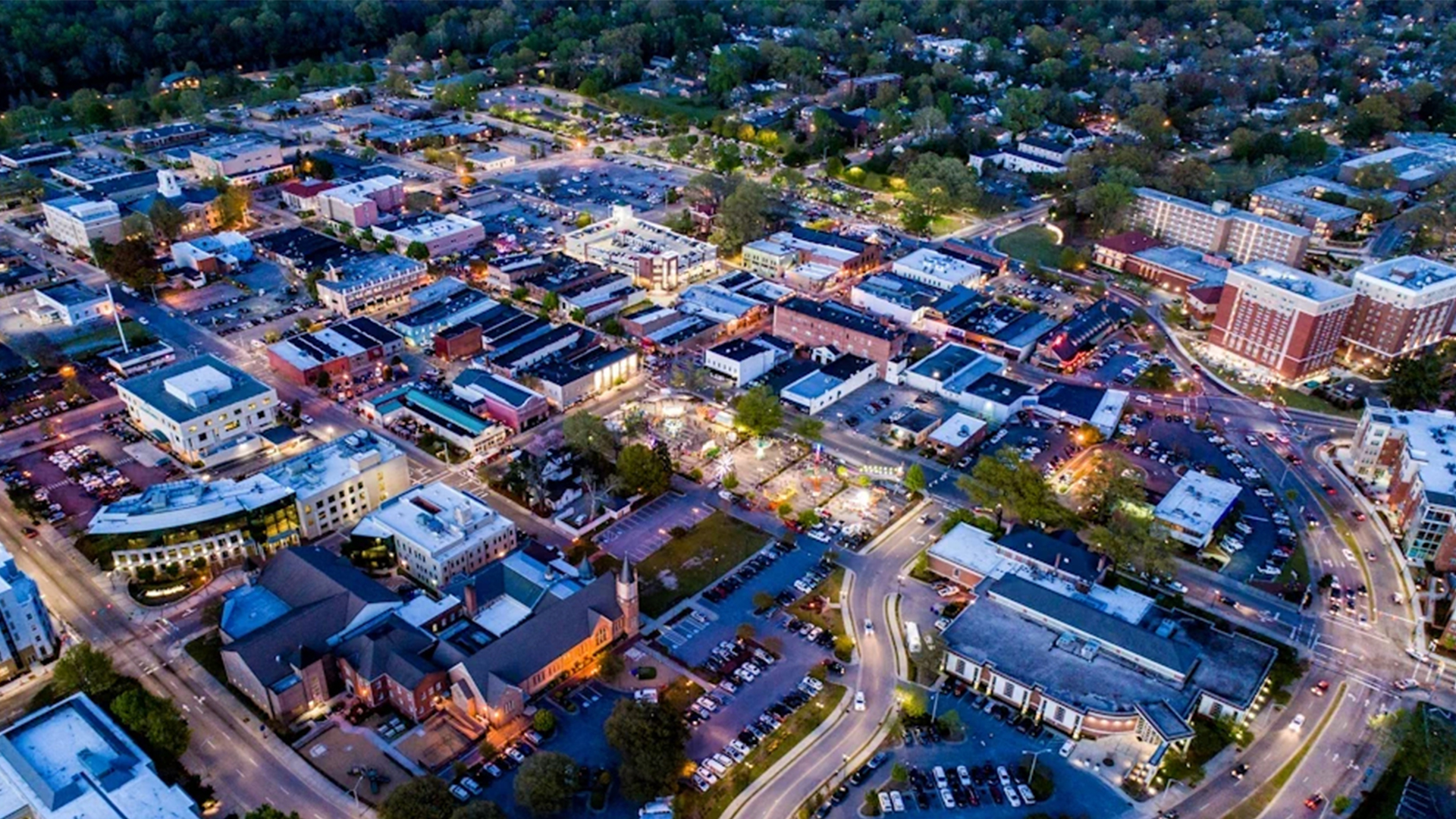 Skyline View of Raleigh, NC